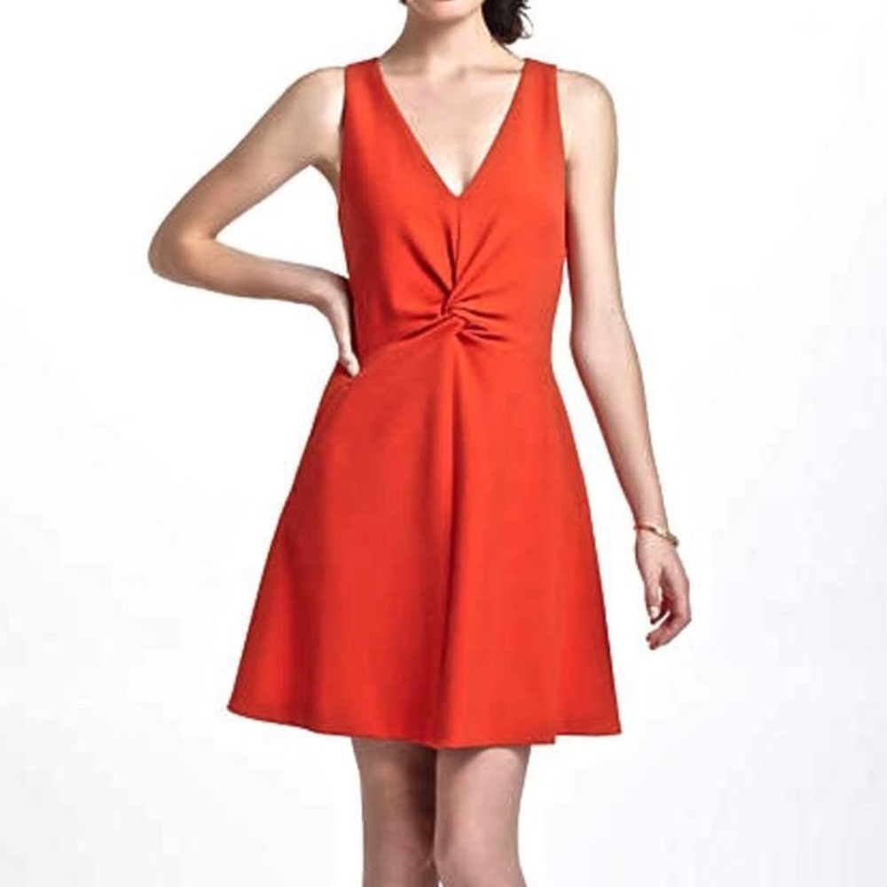 Anthropologie Leifsdottier Twisted Crepe Dress Sz2